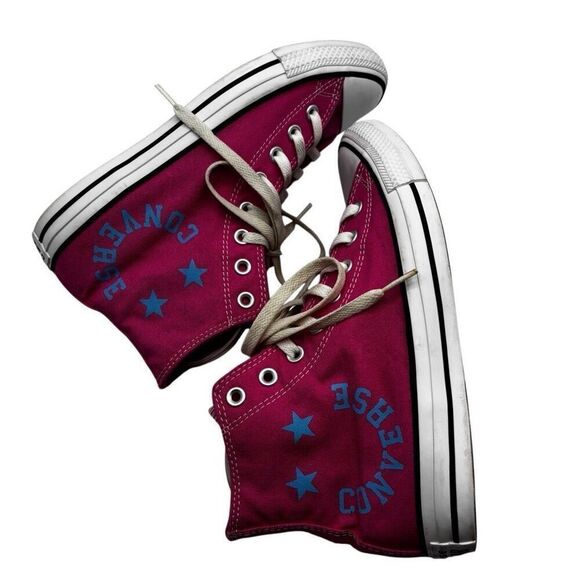 Converse Chuck Taylor All Star High Top Sneakers 'Smiley - Mod Pink' Women’s 9.5 - Picture 5 of 8